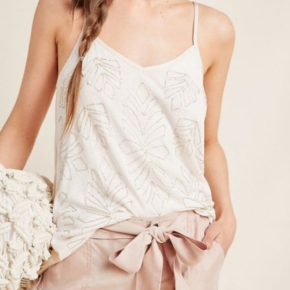 Anthropologie Tops - Anthropologie | Alison Beaded Tank